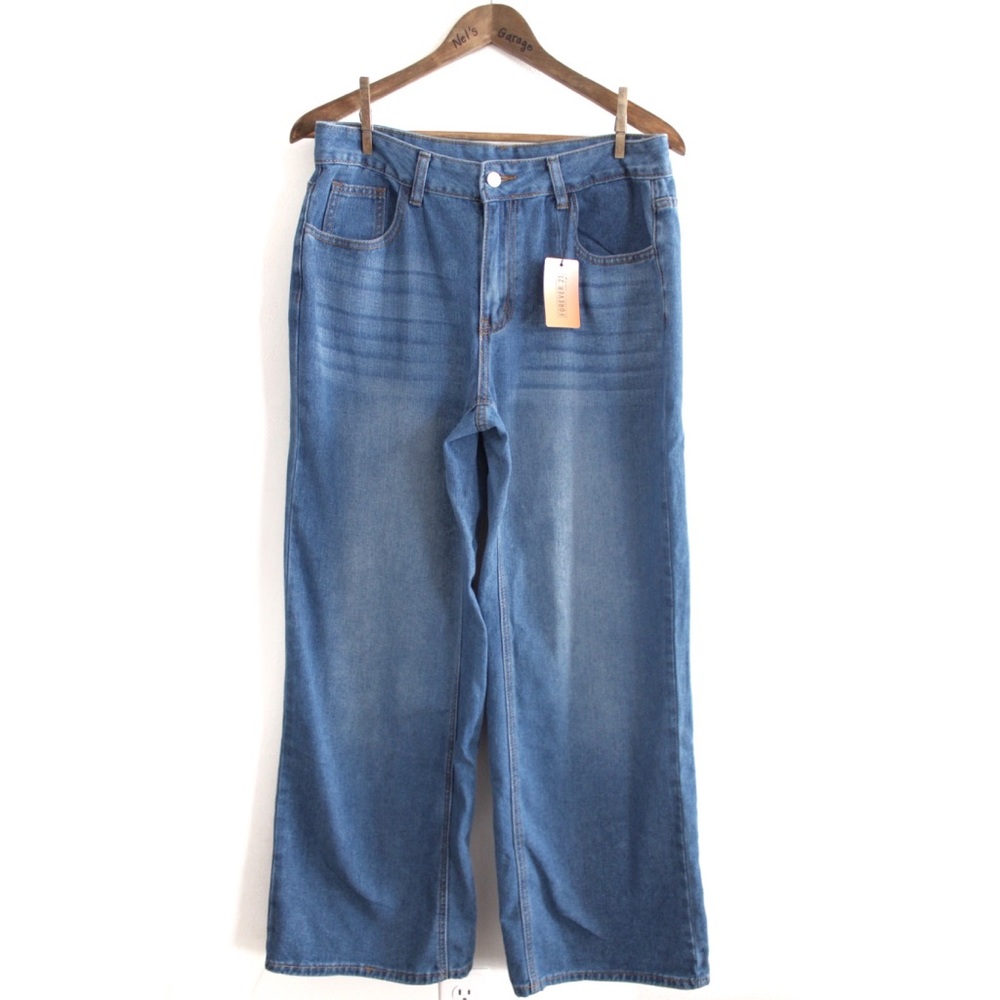 SHEIN x Forever 21 NWT Wide Leg Jeans 10 30